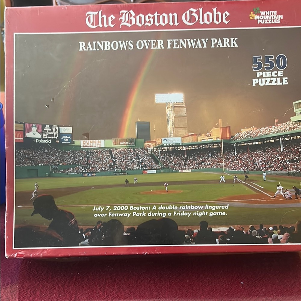 White Mountain Red and Green Fenway Park Puzzle